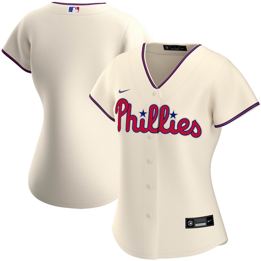 Philadelphia Phillies Nike Women's Alternate 2020 MLB Team Jersey Cream